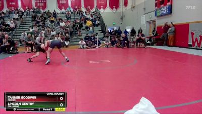 150 lbs Cons. Round 1 - Tanner Goodwin, Meeker vs Lincoln Gentry, Columbine