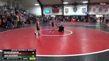 Bracket 6 lbs Round 1 - Ellias Hennigar, Fort Madison Wrestling Club vs Opie Knustrom, Fort Madison Wrestling Club