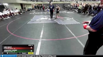 160 lbs Round 3 (4 Team) - Jeremiah Avery, Prairie Du Chien vs Joe Novy, Glenbard North