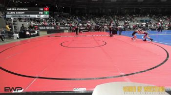 50 lbs Quarterfinal - Harper Atkinson, Threestyle vs Laurel Arnott, Seymour Youth Wrestling Club