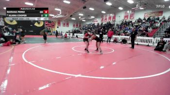 170 lbs Cons. Round 4 - Mariana Perez, Corona Senior vs Alaina Cooper, Lincoln, Stockton