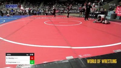 52 lbs Semifinal - Greyson Bosley, Mayfield Mat Academy vs Philip Espinosa, Rough House