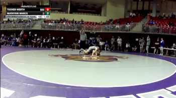 120 lbs 4th Wrestleback (16 Team) - Tucker Werth, Manhattan HS vs Mathysin Marco, Lincoln East