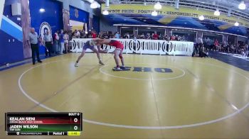 138 lbs Champ. Round 1 - Kealan Sieni, Cocoa Beach High School vs Jaden Wilson, Top Gun