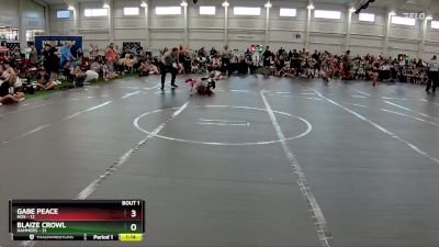 80 lbs Round 1 (6 Team) - Gabe Peace, NOS vs Blaize Crowl, Hammers