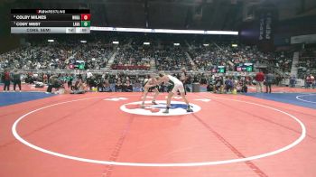 3A-175 lbs Cons. Semi - Colby Milnes, Wheatland vs Cody West, Lander Valley