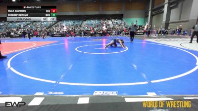 100 lbs 3rd Place - Ma'a Tautoto, Reign Wrestling Club vs Bishop Rening, Wright Wrestling Academy