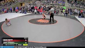 98 lbs Champ. Round 1 - Grant Rieger, MOOK MAT CLUB vs Owen Marshall, Molalla JuJu Warrior Mat Club