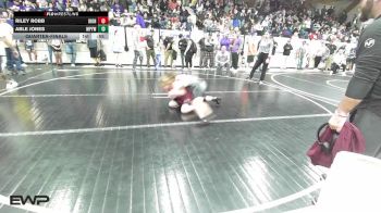 110 lbs Quarterfinal - Riley Robb, IRONMEN Wrestling Club vs Able Jones, Mannford Pirate Youth Wrestling