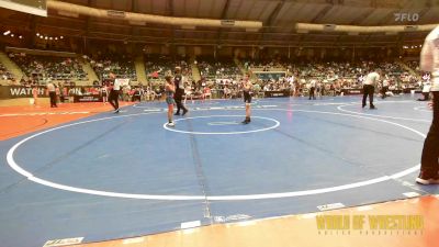 76 lbs Round Of 64 - Maverick Sanchez, Rough House vs Miles King, Kansas Young Guns