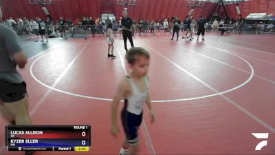 67 lbs Round 1 - Lucas Allison, NE vs Kyzer Eller, MN