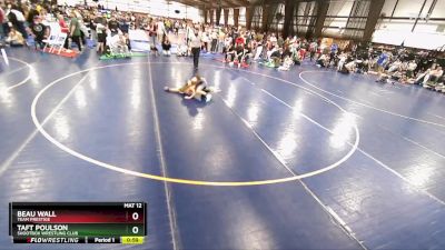 61 lbs Semifinal - Taft Poulson, Shootbox Wrestling Club vs Beau Wall, Team Prestige