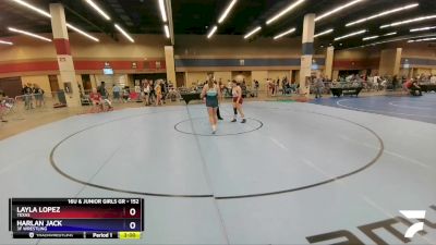 152 lbs Quarterfinal - Layla Lopez, Texas vs Harlan Jack, 3F Wrestling