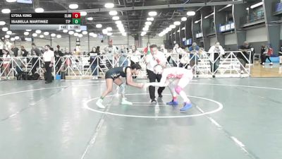 120 lbs Rr Rnd 2 - Lydia King, Slam Factory Girls - HSG vs Isabella Martinez, TTP Wrestling - HSG