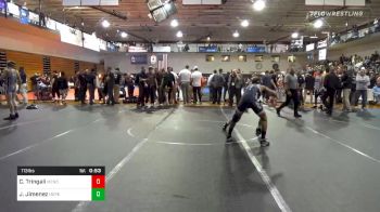 113 lbs Consolation - Christopher Tringali, Mendham vs Jonatan Jimenez, Hope