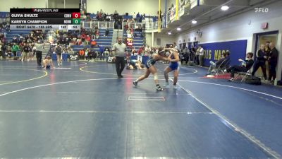 155 lbs Consy 7 - Olivia Shultz, Connellsville vs Karsyn Champion, Norwin