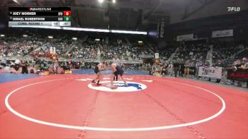 3A-165 lbs Cons. Round 1 - Joey Morhen, Burns/Pine Bluffs vs Israel Robertson, Cody