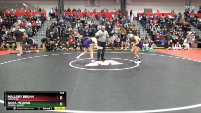 135 lbs Cons. Round 2 - Nora McAvan, Central DeWitt vs Mallory Bruhn, Muscatine