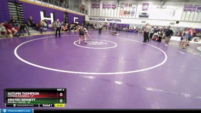 135 lbs 5th Place Match - Autumn Thompson, Flathead (Kalispell) vs Kristen Bennett, Republic Curlew