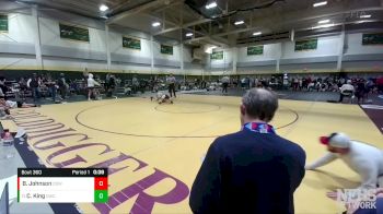 145 lbs Cons. Round 5 - Colton King, Dickinson Wrestling Club vs Brayden Johnson, DC Outlaws Wrestling