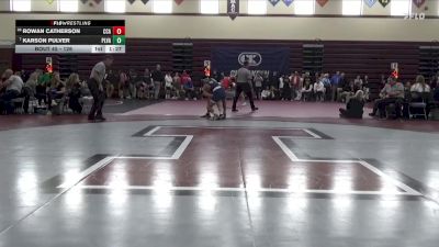 126 lbs Round 1 - Karson Pulver, Pleasant Valley vs Rowan Catherson, Clear Creek-Amana