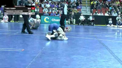 3A-144 lbs Champ. Round 1 - Will Casey, Western Dubuque vs Mandius Volentine, Lewis Central