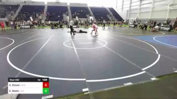 137 lbs Semifinal - Griffin Bower, Cornerstone Wrestling vs Kutter Beals, Thatcher War Eagles