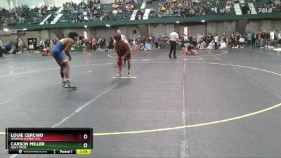 165 lbs Cons. Round 3 - Carson Miller, Kent State vs Louie Cerchio, Spartan Combat RTC