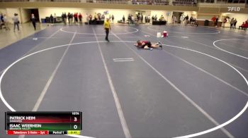 107A Round 1 - Patrick Heim, Shakopee vs Isaac Weerhein, Brandon Valley