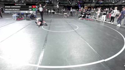 128 lbs Consolation - Ethan Corradino, Apex vs William McNally, Seneca