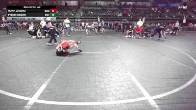 85 lbs 5th Place - Noah Ziobro, Manalapan vs Tyler Gieger, Buxton (NJ)