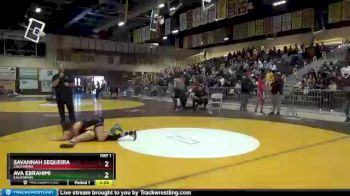 112 lbs Cons. Round 1 - Ava Ebrahimi, California vs Savannah Sequeira, California