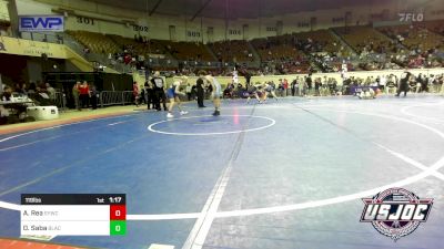 119 lbs Round Of 16 - Adam Rea, Sedalia Youth Wrestling Club vs Dylan Saba, Black Fox Academy