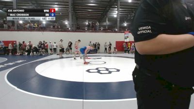 74 kg Cons. Sub-quarters - Joe Antonio, West Point Wrestling Club vs Mac Crosson, Sebolt Wrestling Academy