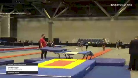 Ellie Bridge - Double Mini Trampoline, Eagle Gymnastics TX - 2021 USA Gymnastics Championships
