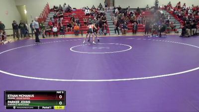 120 lbs Cons. Round 2 - Parker Johns, Dubuque Hempstead vs Ethan McManus, Prairie, Cedar Rapids