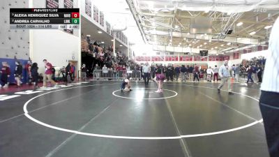 107 lbs Semifinal - Alexia Henriquez Silva, North Andover vs Andrea Carvalho, Lowell