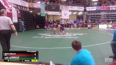 126 lbs Cons. Round 1 - Luis Lambrecht, Seneca-Nemaha Central vs Seth Welch, Erie