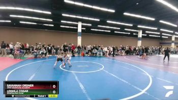 72-79 lbs Round 4 - Leighla Cogar, Spartan Mat Club vs Savannah Ordner, Apex Grappling Academy