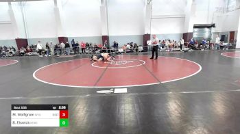 285 lbs Round Of 16 - Michael Wolfgram, West Virginia vs Brady Elswick, Noke Wrestling RTC