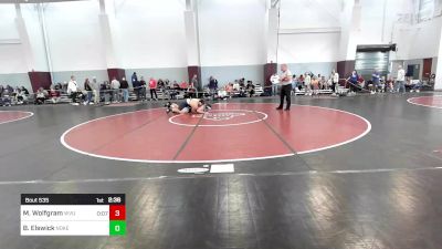 285 lbs Round Of 16 - Michael Wolfgram, West Virginia vs Brady Elswick, Noke Wrestling RTC