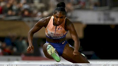 Masai Russell Breaks Meet Record in 100m Hurdles at Lausanne