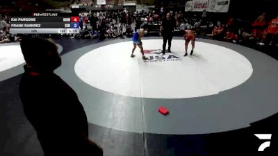 126 lbs Kai Parsons, OCWA - Orange County Wrestling Association vs Frank Ramirez, SDIKWA - San Diego-Imperial Kids Wrestling Association