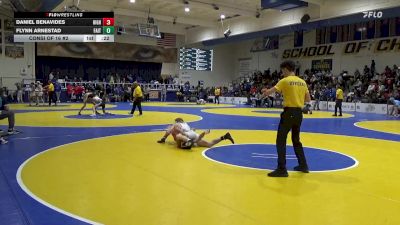 123 lbs Consi Of 16 #2 - Daniel Benavides, Highland-Bakersfield vs Flynn Arnestad, Faith Christian (PA)