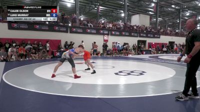 74 kg Champ. Rd Of 64 - Caleb Olson, Burg Training Center vs Luke Murray, Bulldog Elite