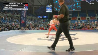 120 lbs Champ. Rd Of 32 - Cruzer Dominguez, NE vs Kael Davis, PA