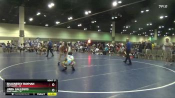 160 lbs Placement Matches (8 Team) - Shaunessy Rayman, Indy Giants vs Jireh Gallegos, Iowa Hawks
