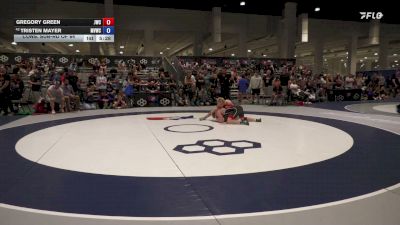 70 kg Cons. Sub-rd Of 64 - Gregory Green, Journeymen Wrestling Club vs Tristen Mayer, Mid Valley Wrestling Club