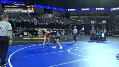 170 lbs Quarterfinal - Alyssa Guzman, Orange Vista (SS) vs Chrystina Ballejos, Sheldon (SJ)