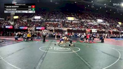 A - 132 lbs Quarterfinal - Jacob Murphy, Three Forks/Ennis vs Elijah Nose, Laurel